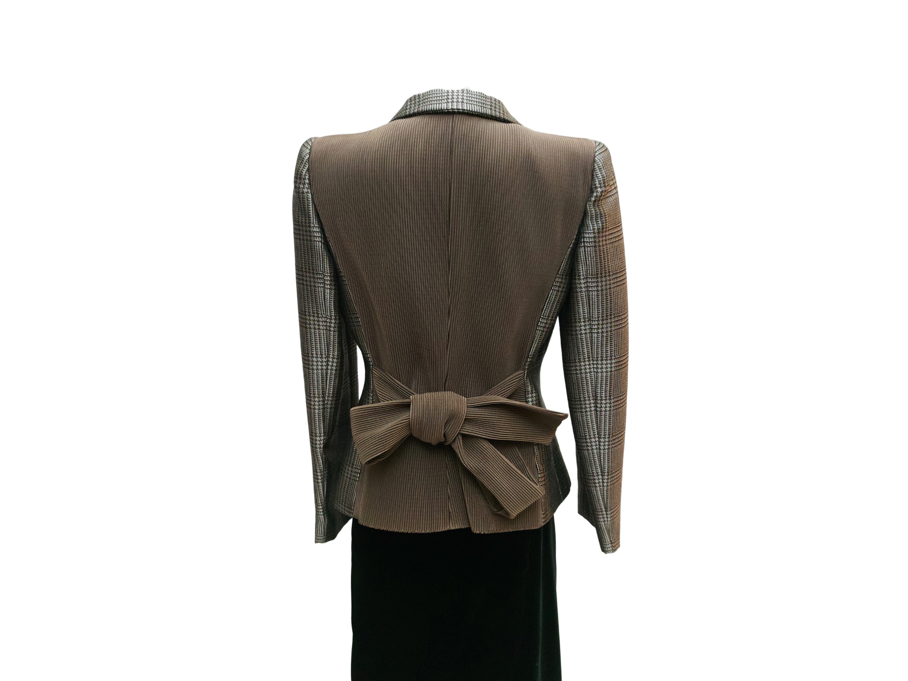 Giorgio Armani - Composé giacca pied de puole e pantaloni in seta