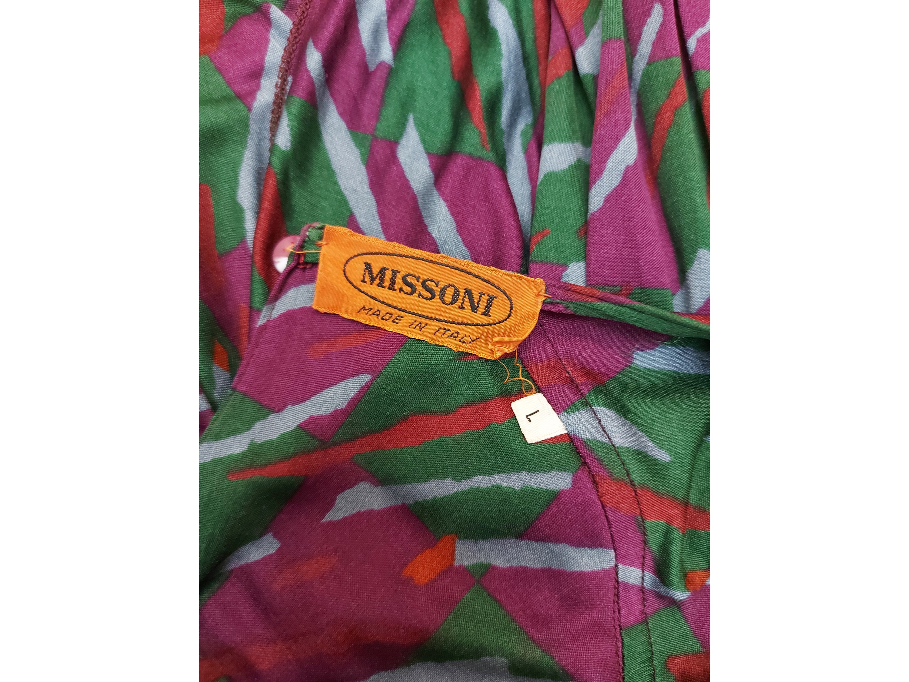 Missoni - Abito in Seta Fantasia