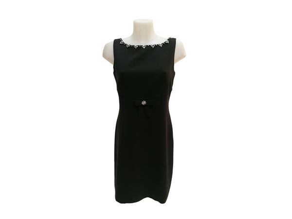 Luisa Spagnoli - Tubino in seta nero