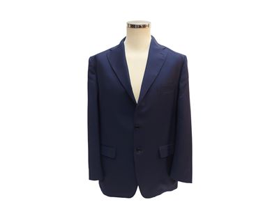 Boggi, Completo blu da uomo in lana super 110's, tg 58