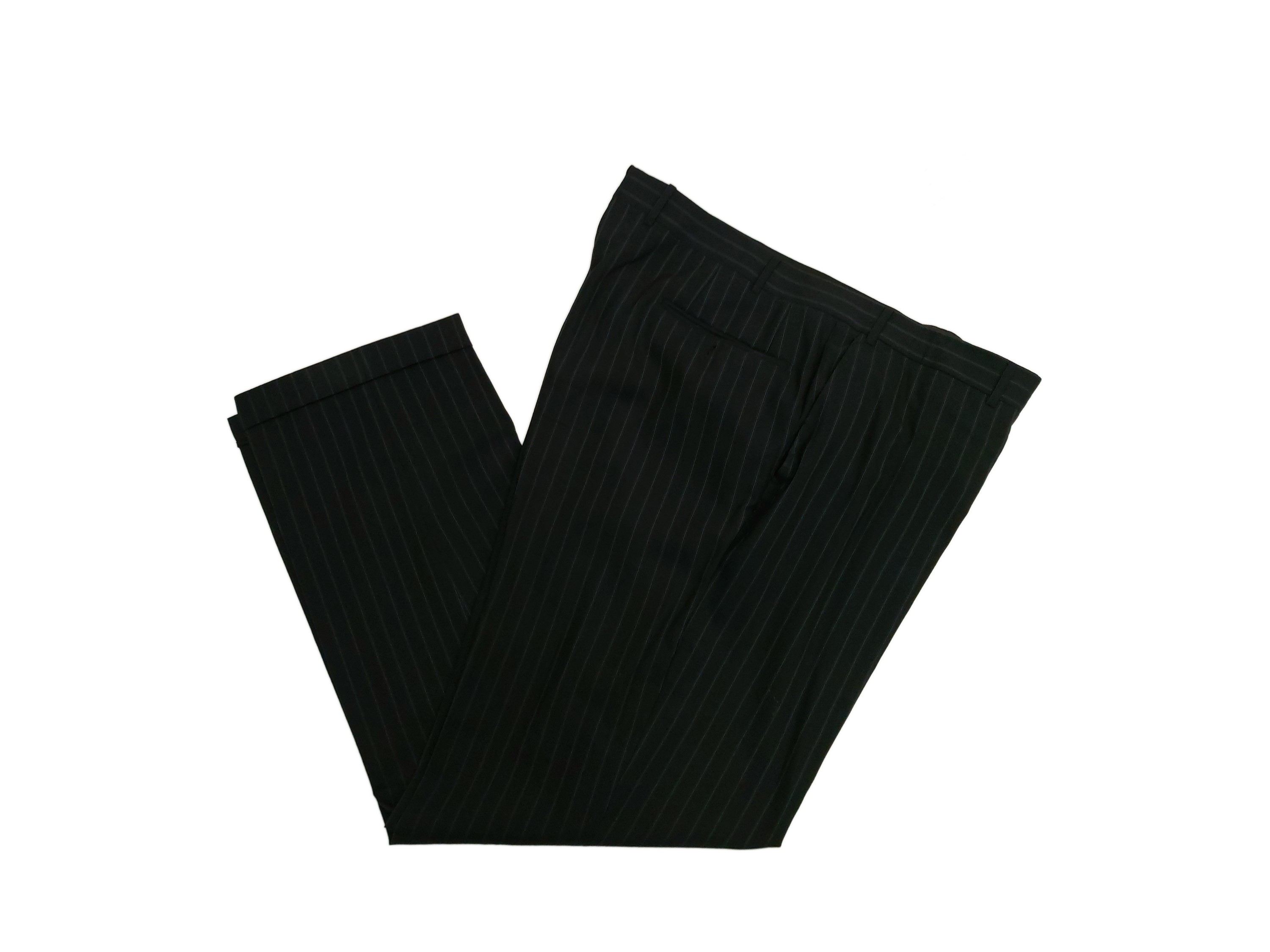 Corneliani, Completo da uomo gessato blu in lana Super 100's