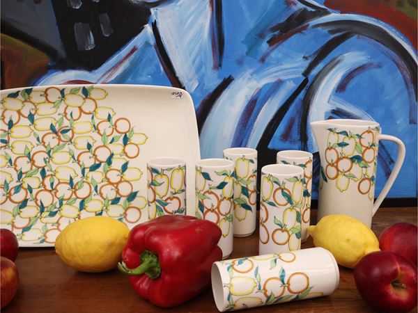 Set da spremuta in ceramica