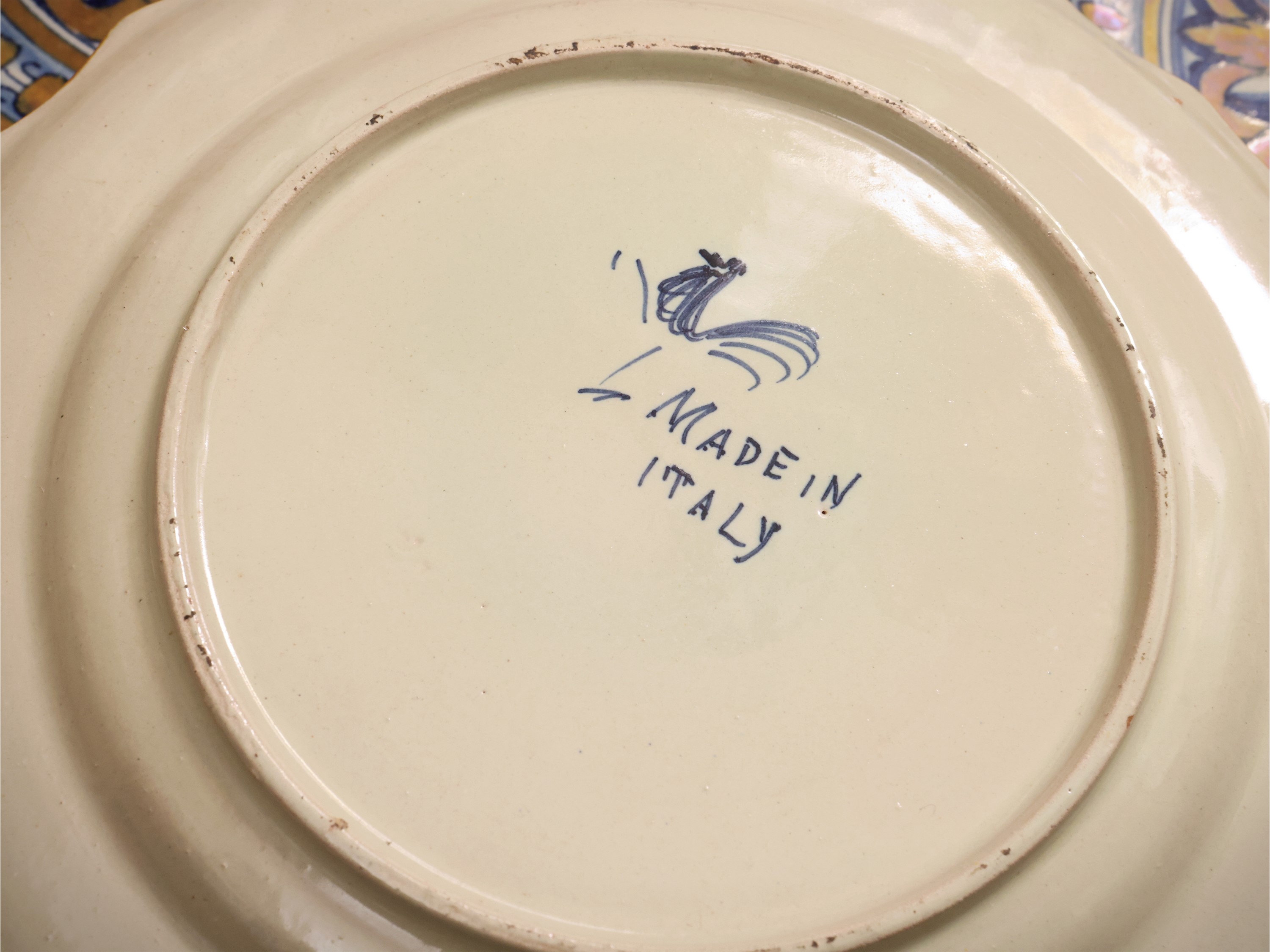 Cantagalli, Serie di dodici piatti in terracotta smaltata a lustro