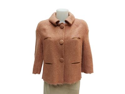 Giacchina in Tweed Rosa Antico