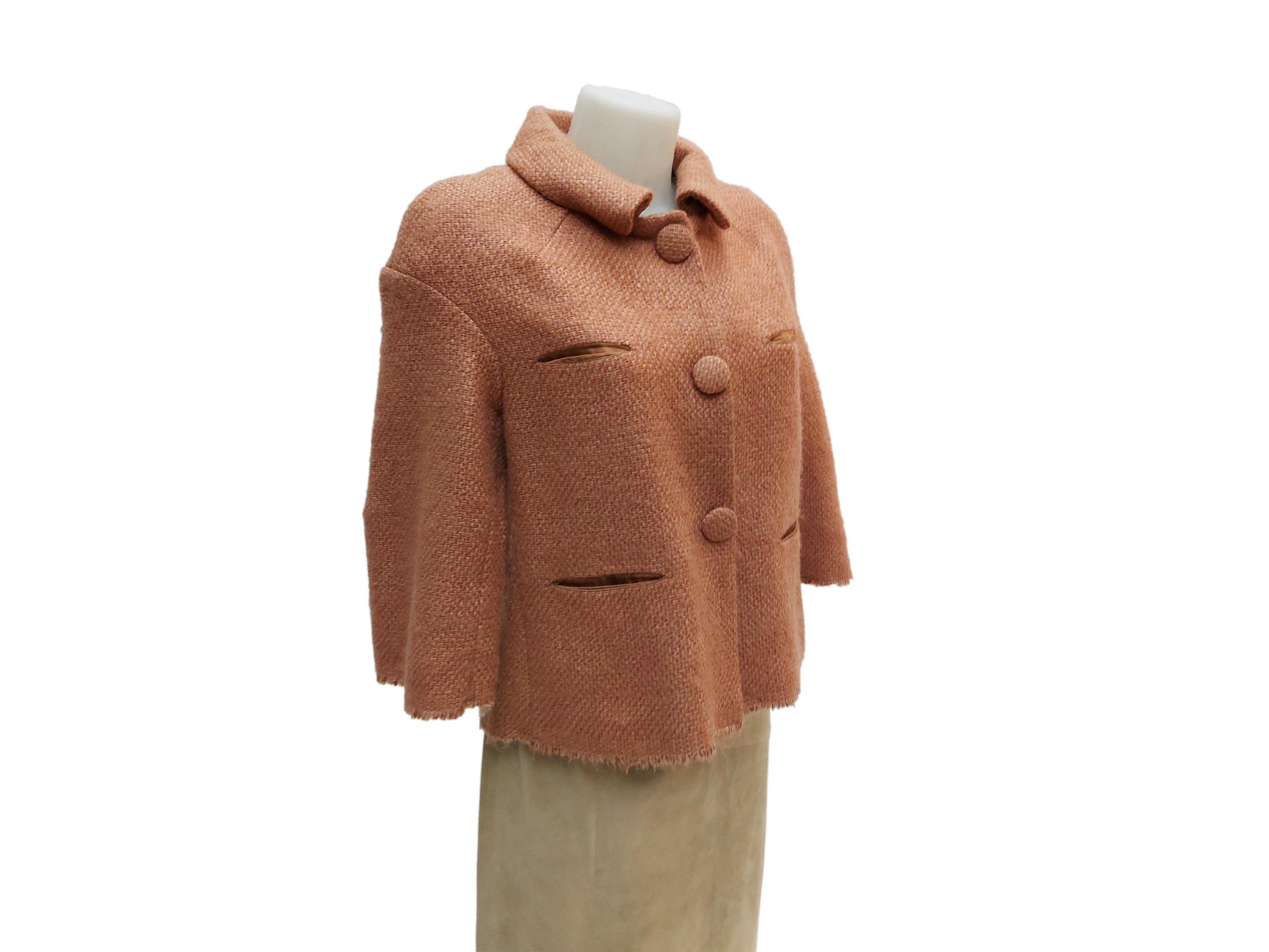 Giacchina in Tweed Rosa Antico