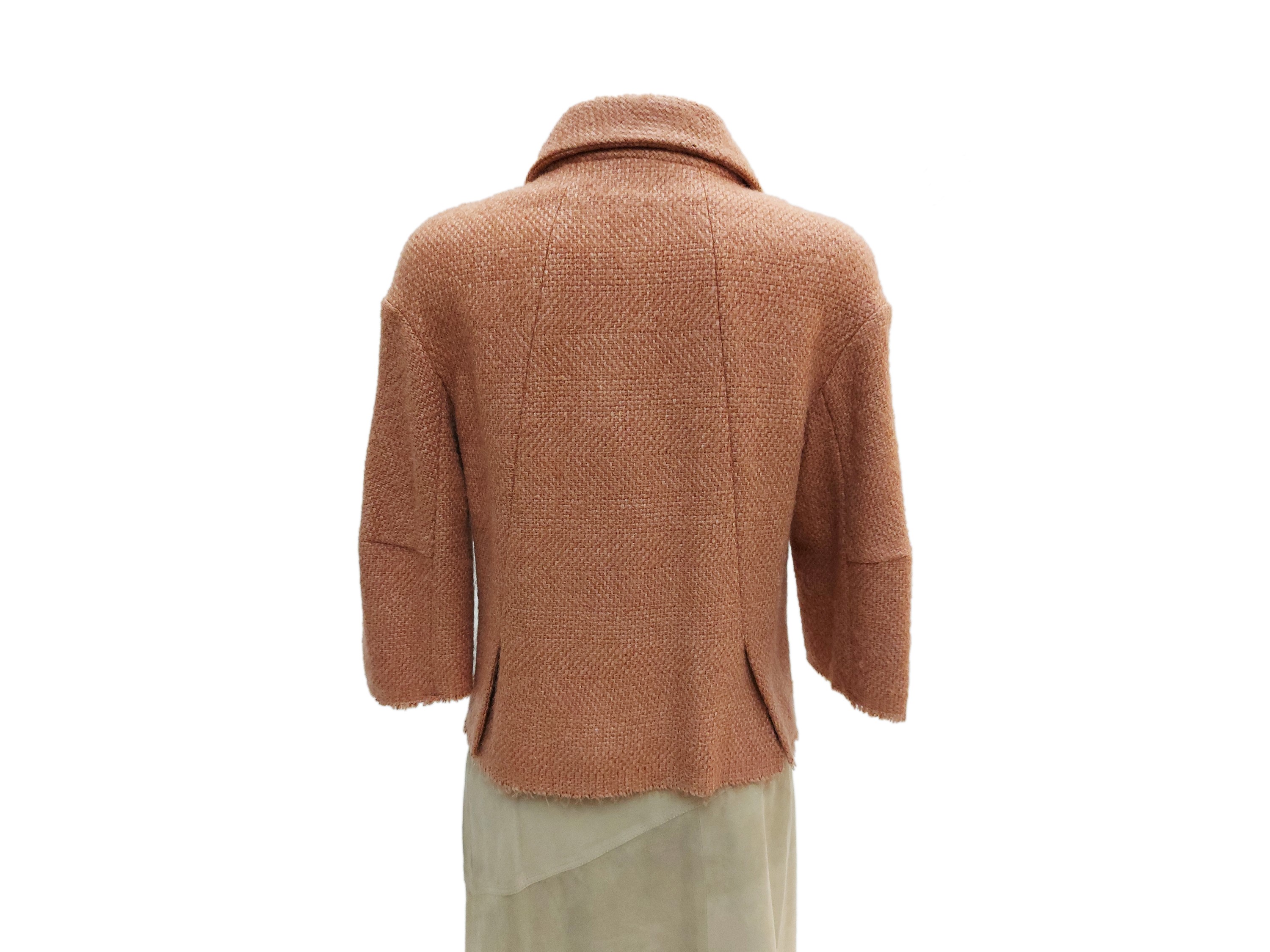 Giacchina in Tweed Rosa Antico