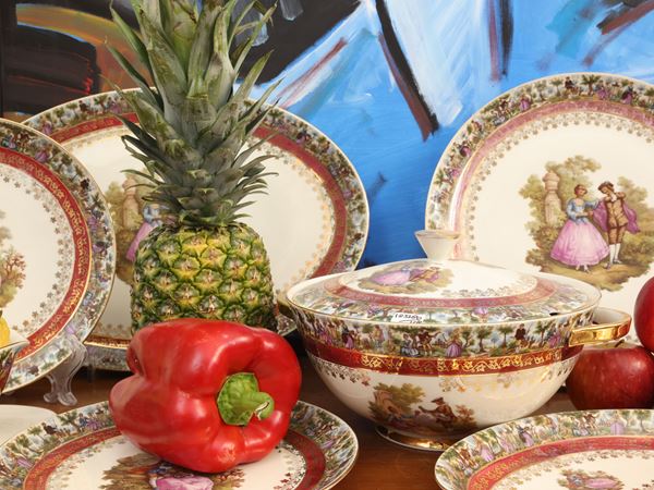 Porcelain dinner service
