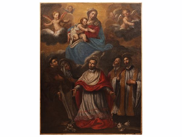 Madonna Assunta with Saints Carlo Borromeo, Antonio and others