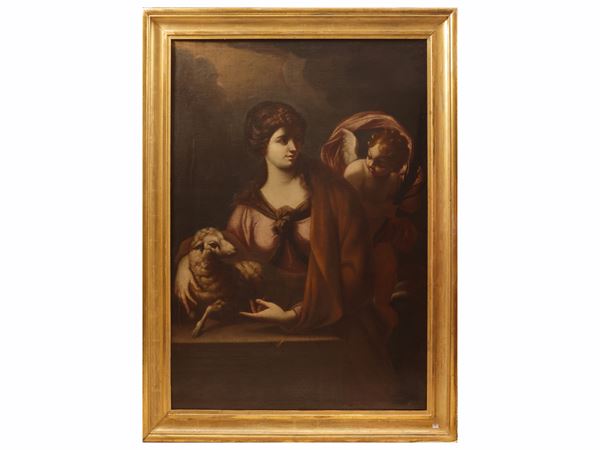 Saint Agnes or Allegory of Meekness