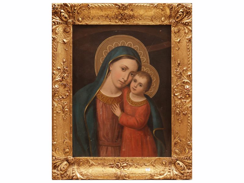 Da Pasquale Sarullo, XIX/XX Secolo - Da Pasquale Sarullo, Madonna con Bambino