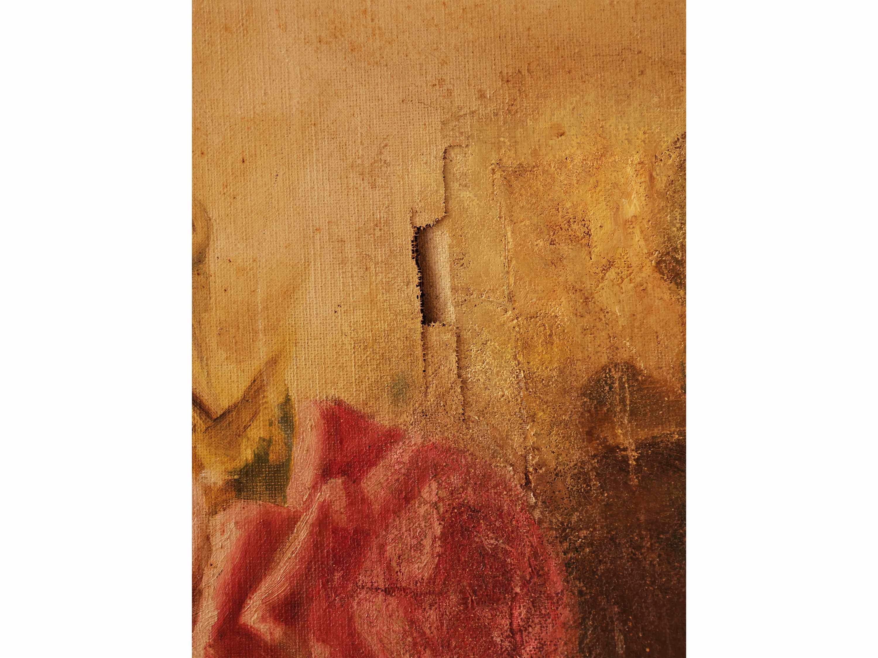 Leon Dupin, Rose, olio su tela