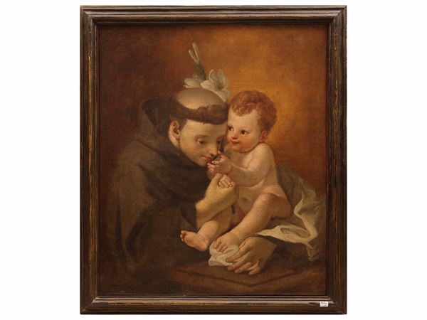 Saint Anthony of Padua with Baby Jesus
