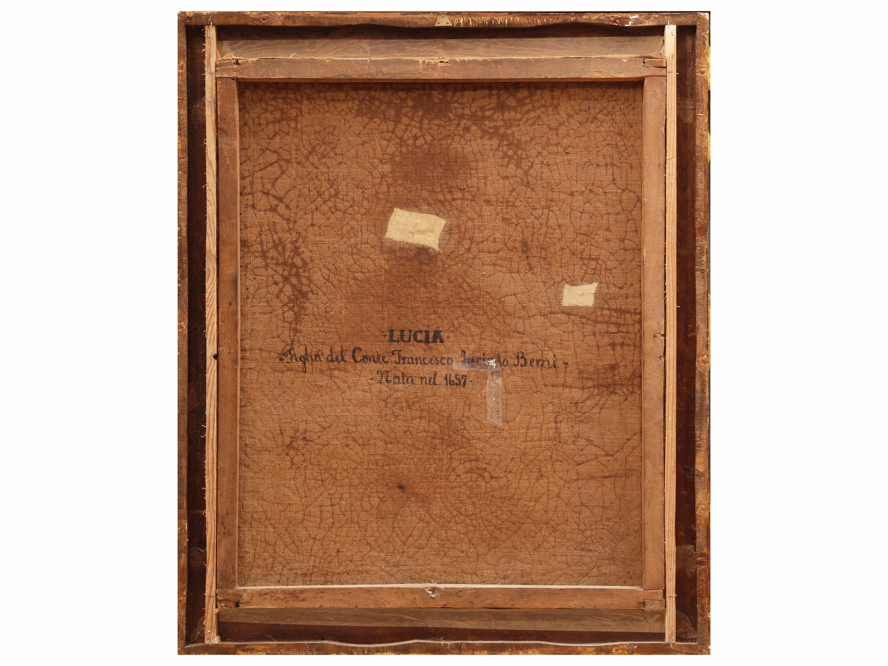Scuola Veneta del XVIII Secolo - Ritratto della contessina Lucia Berni (olio su tela)