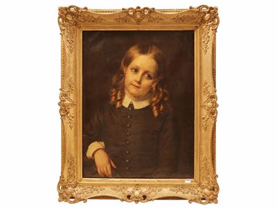 Ritratto di fanciullo, olio su tela