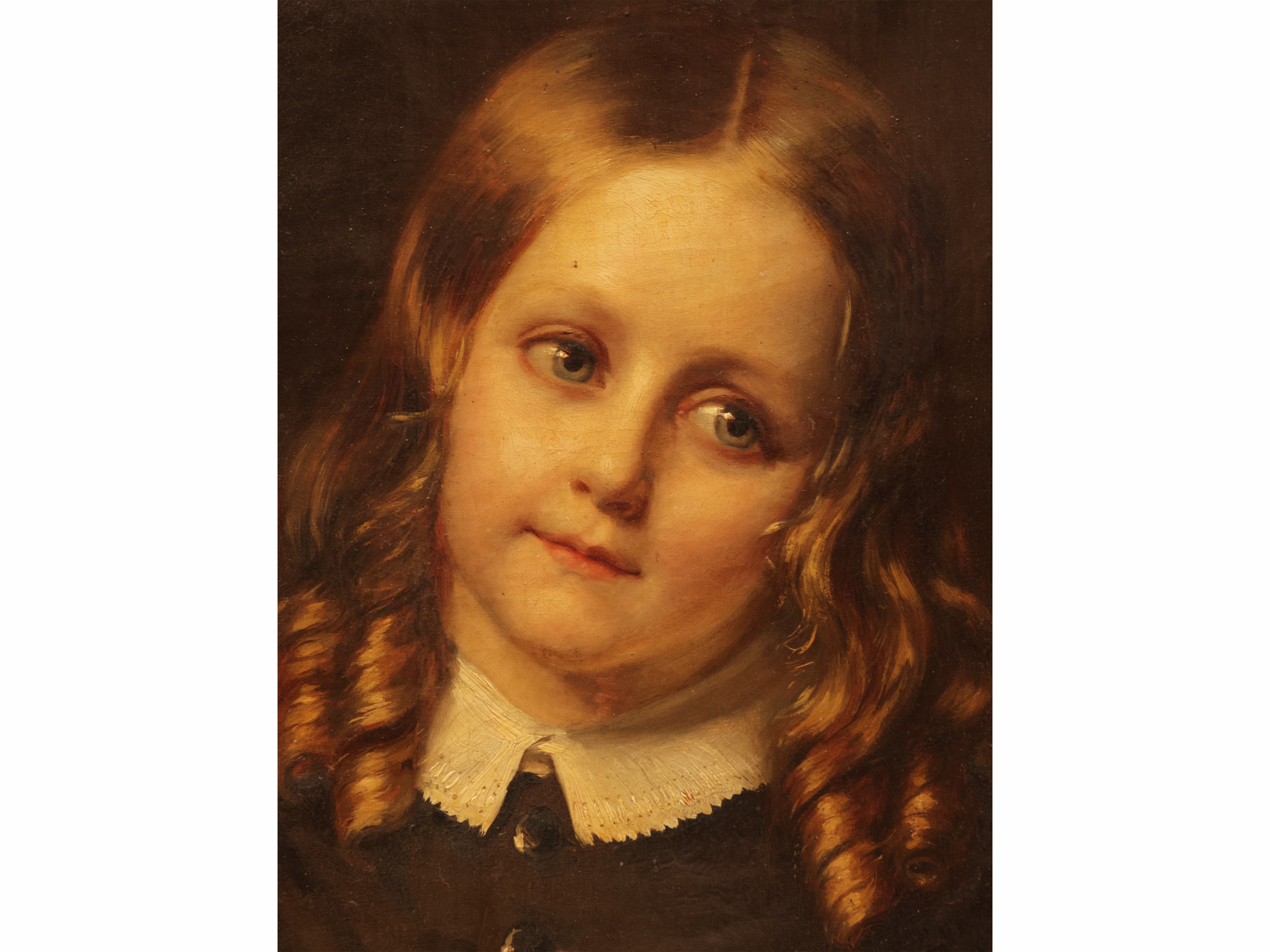Scuola Francese del XIX Secolo - Ritratto di fanciullo, olio su tela