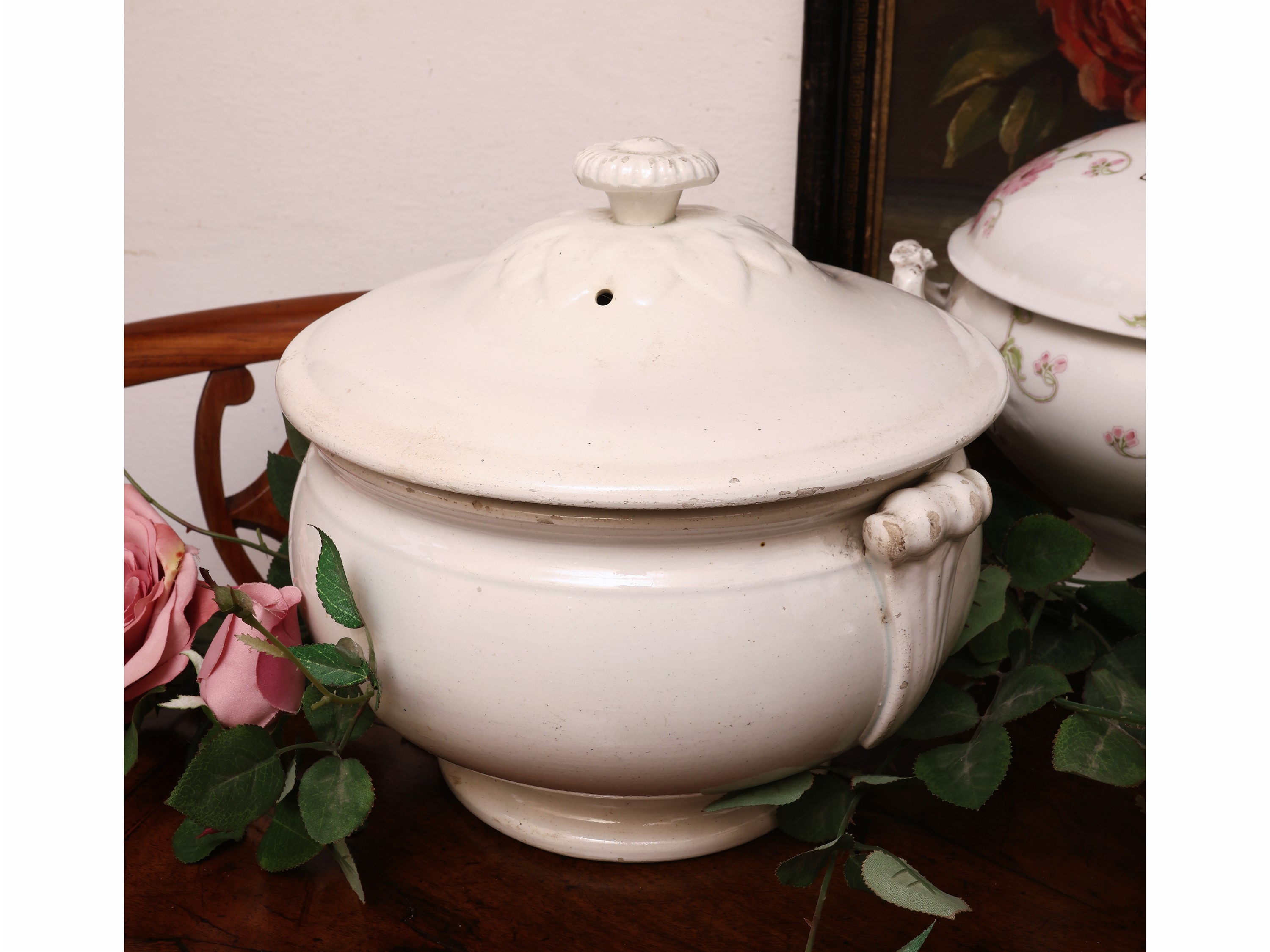 Zuppiere d’epoca, tre pezzi, XIX/XX secolo