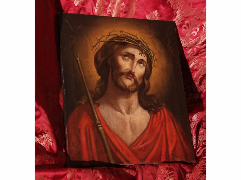 Da Guercino - Ecce Homo, olio su tela
