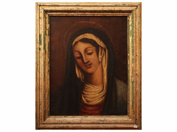 Virgin in prayer