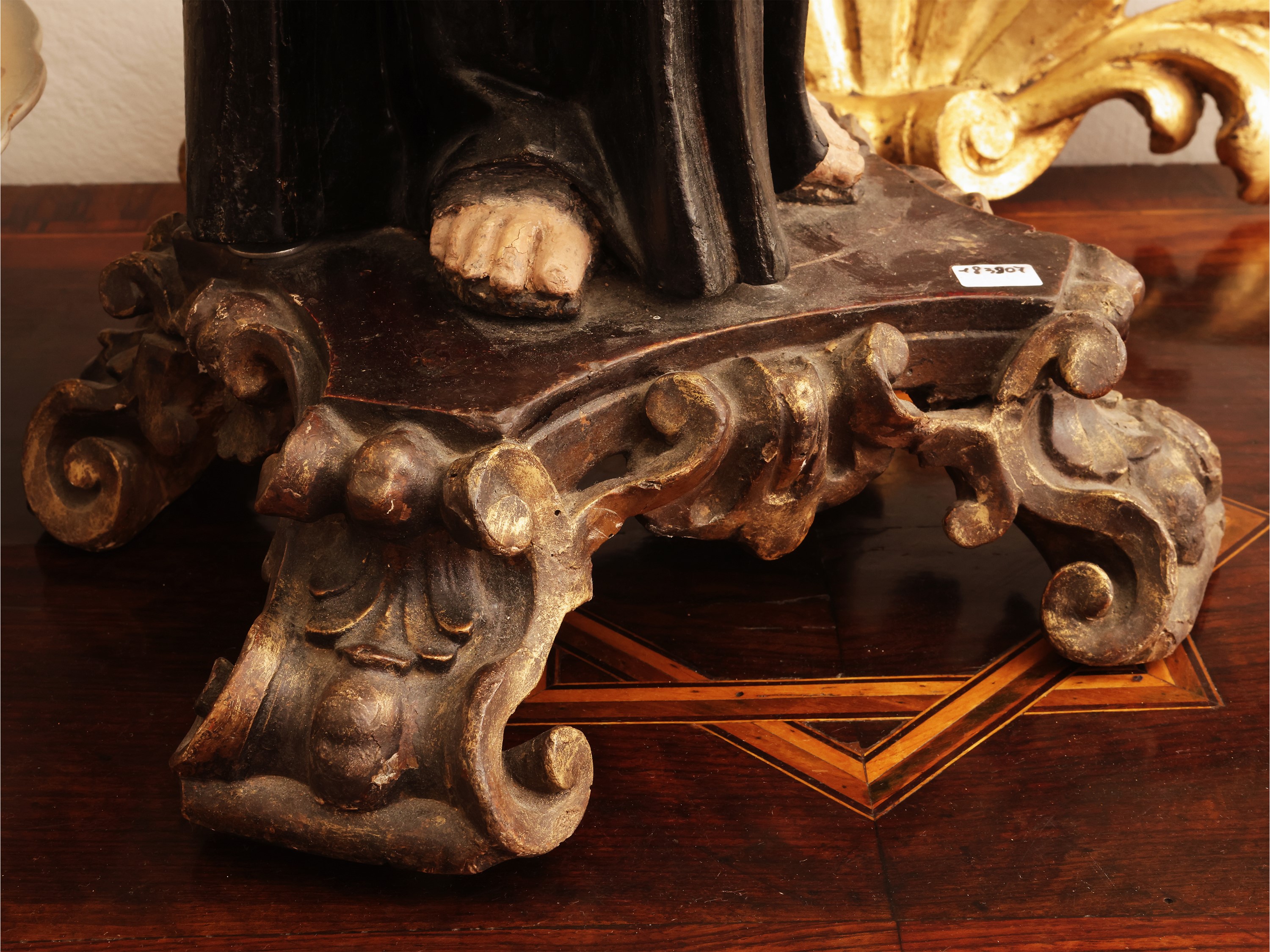 Sant’Antonio da Padova, scultura lignea policroma, XVIII/XIX secolo