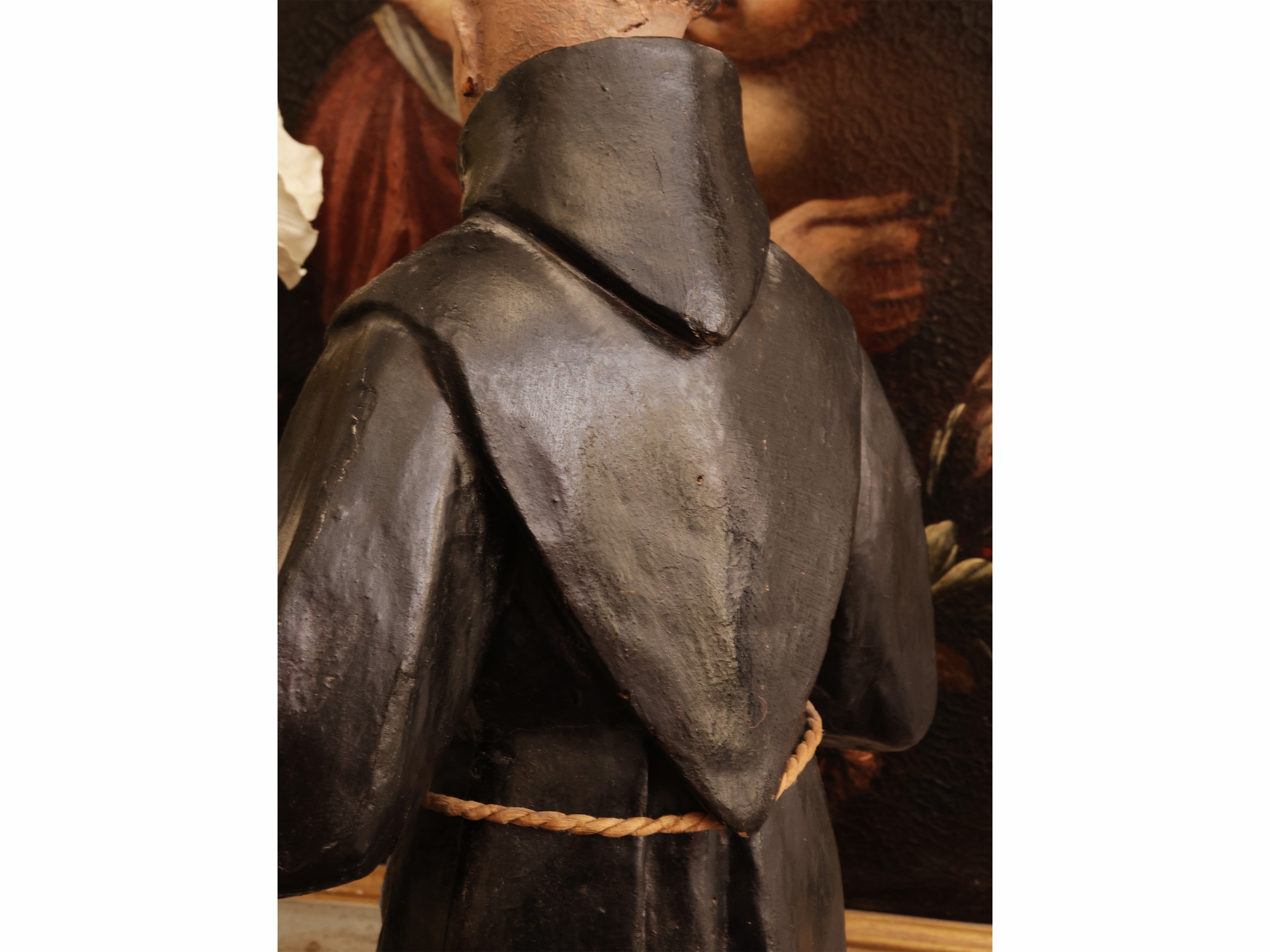 Sant’Antonio da Padova, scultura lignea policroma, XVIII/XIX secolo