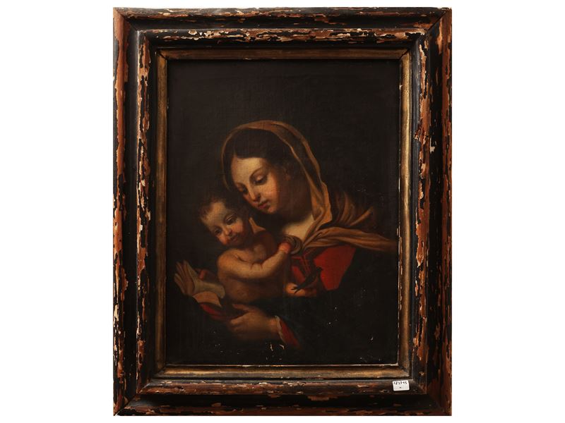 Scuola Emiliana del XVIII/XIX Secolo - Madonna con Bambino