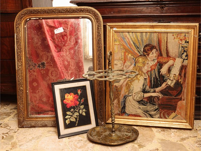 Complementi di arredo, insieme di quattro pezzi (h da 40 a 77 cm)
