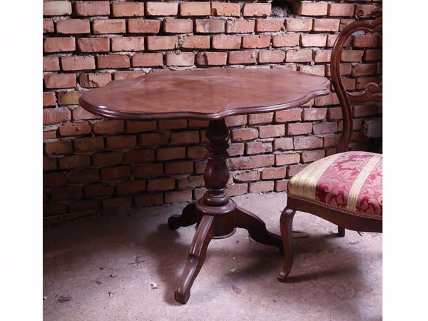 Center table in mahogany