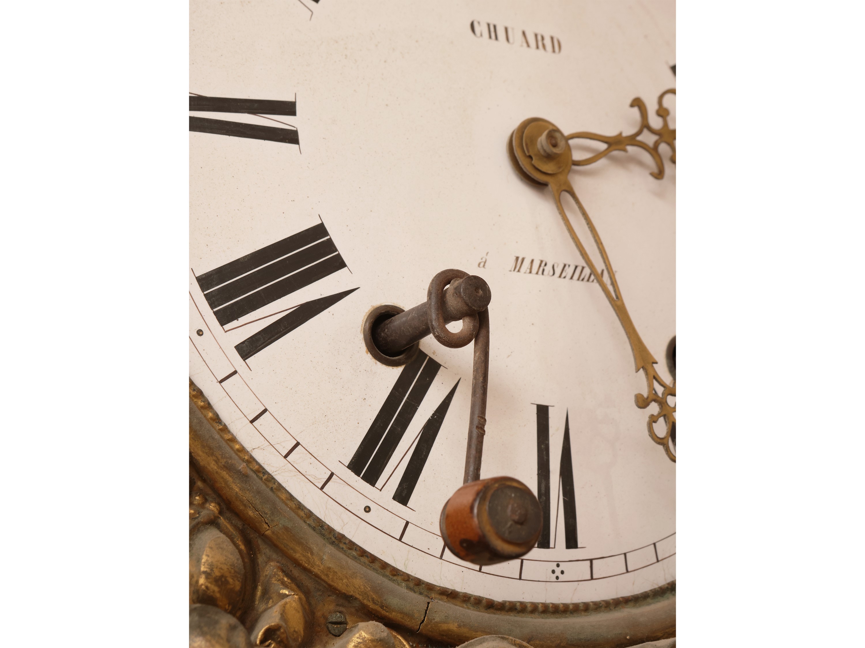 Orologio a torre in legno tenero, Chuard à Marseille (Francia, seconda metà del XIX secolo)
