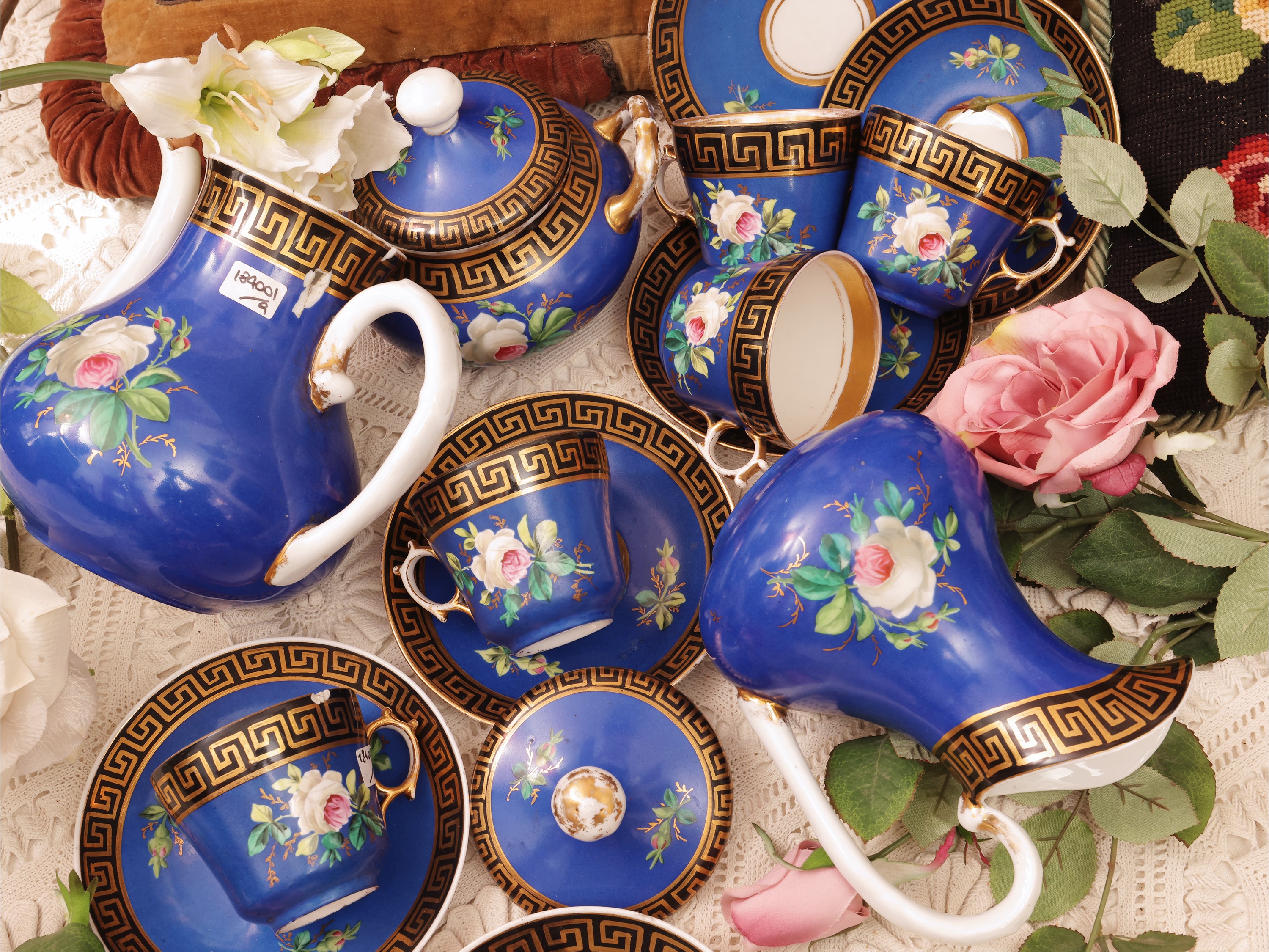 Servizio da caffè, porcellana, prima metà XIX secolo