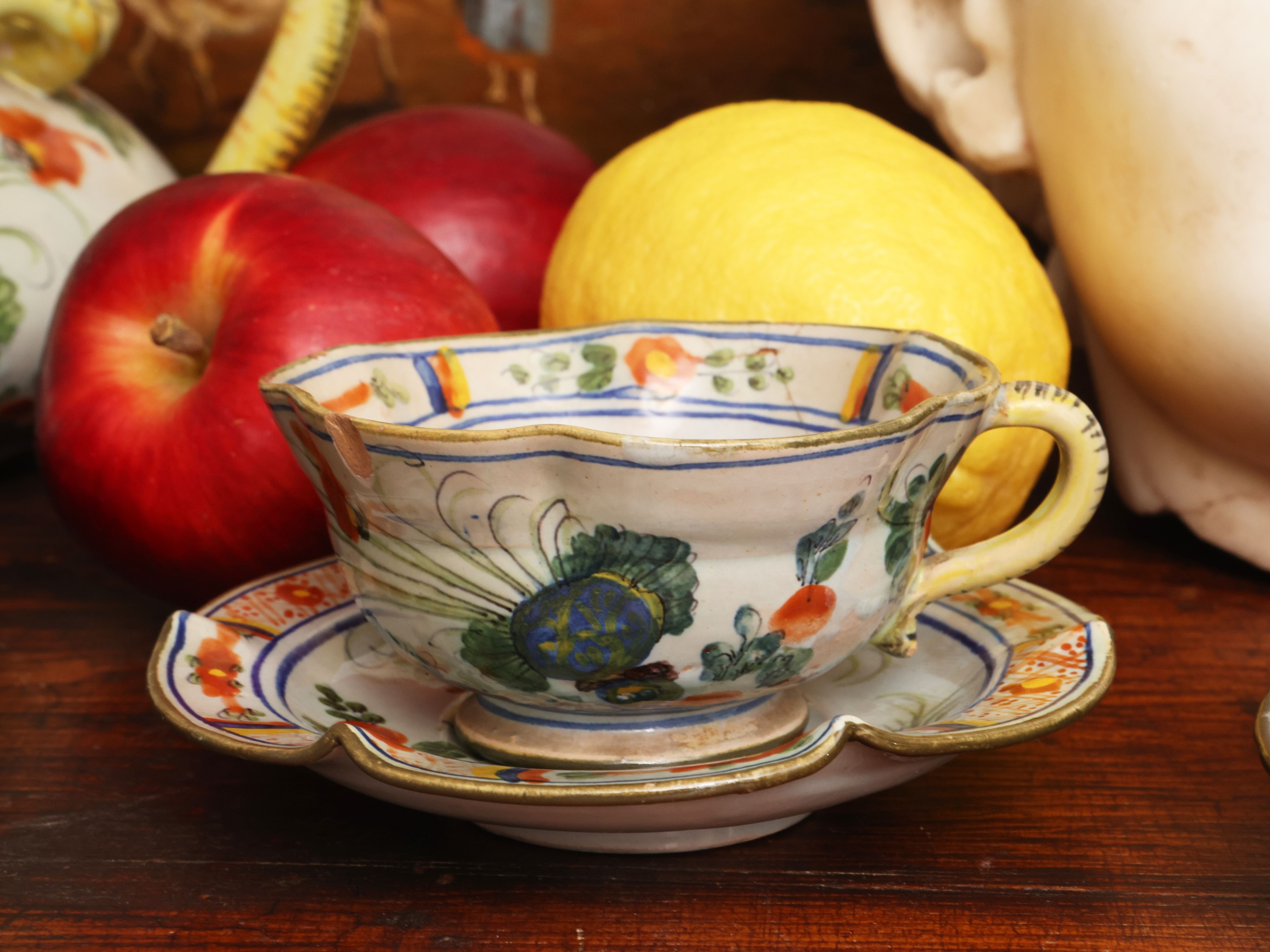 Cantagalli, Servizio da tè in ceramica, XIX secolo