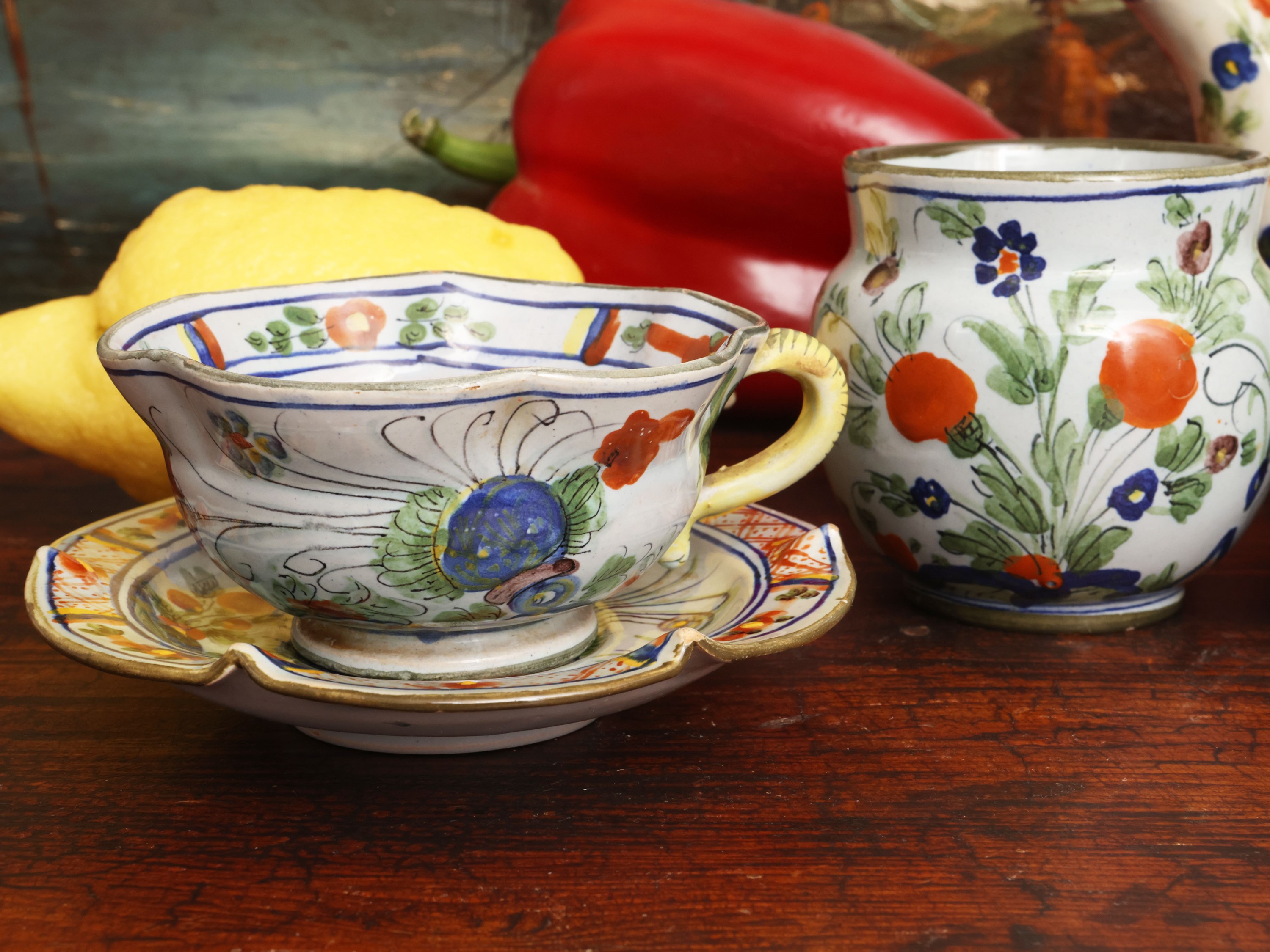 Cantagalli, Servizio da tè in ceramica, XIX secolo