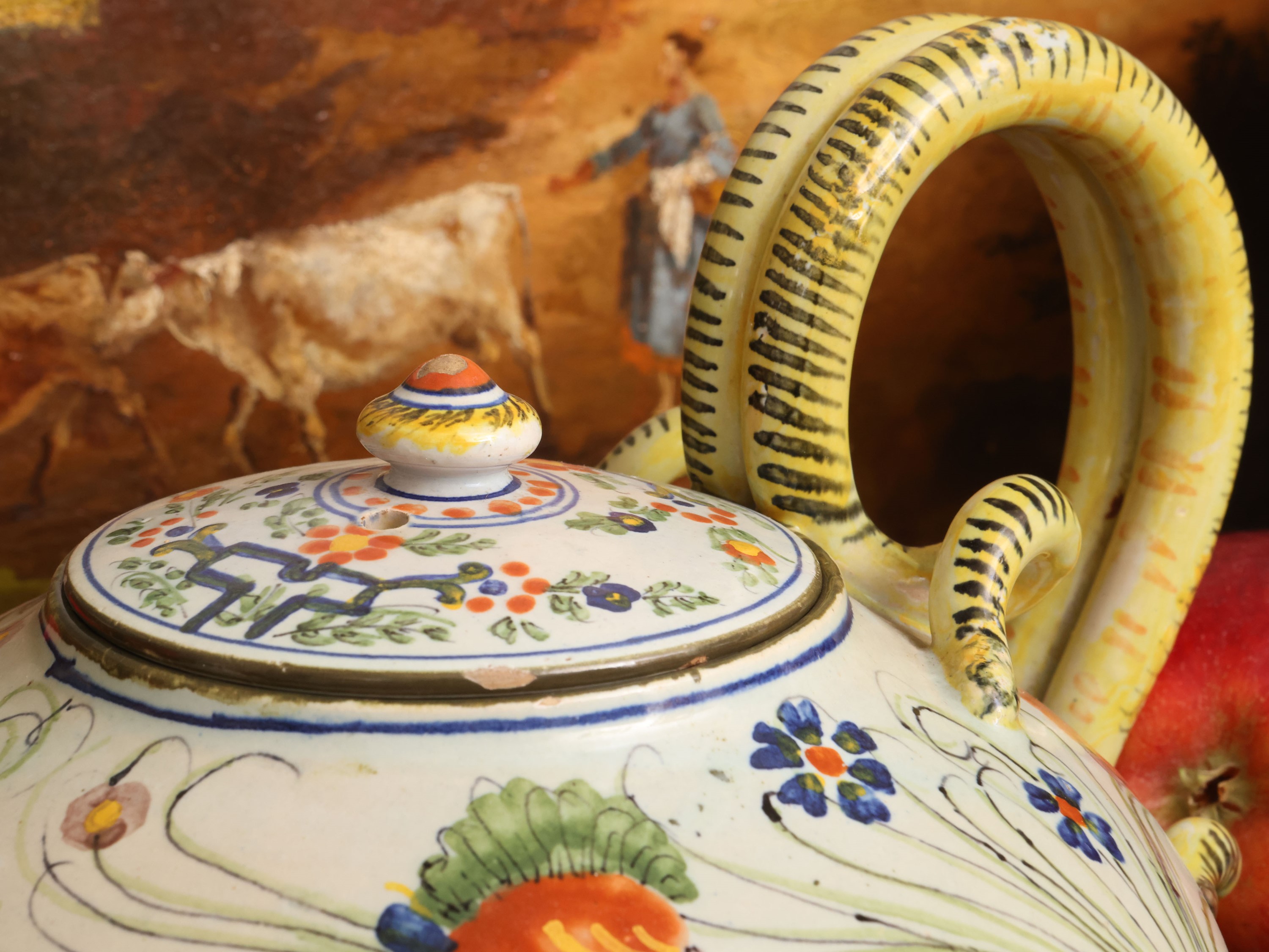 Cantagalli, Servizio da tè in ceramica, XIX secolo