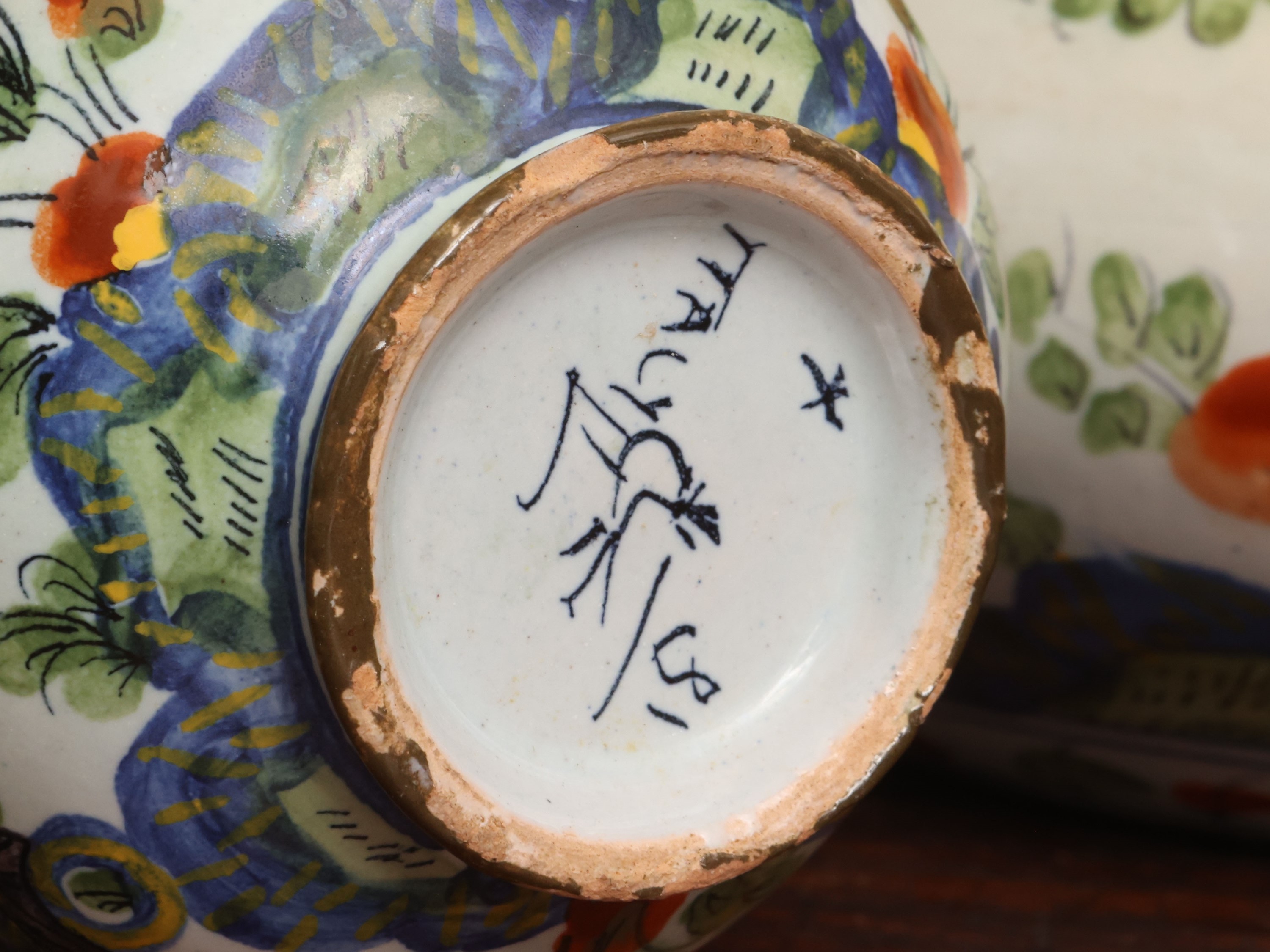 Cantagalli, Servizio da tè in ceramica, XIX secolo