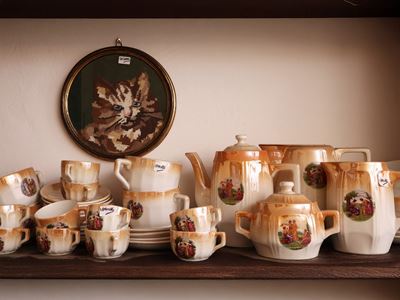 Richard Ginori, Servizio da tè e caffè in porcellana iridescente