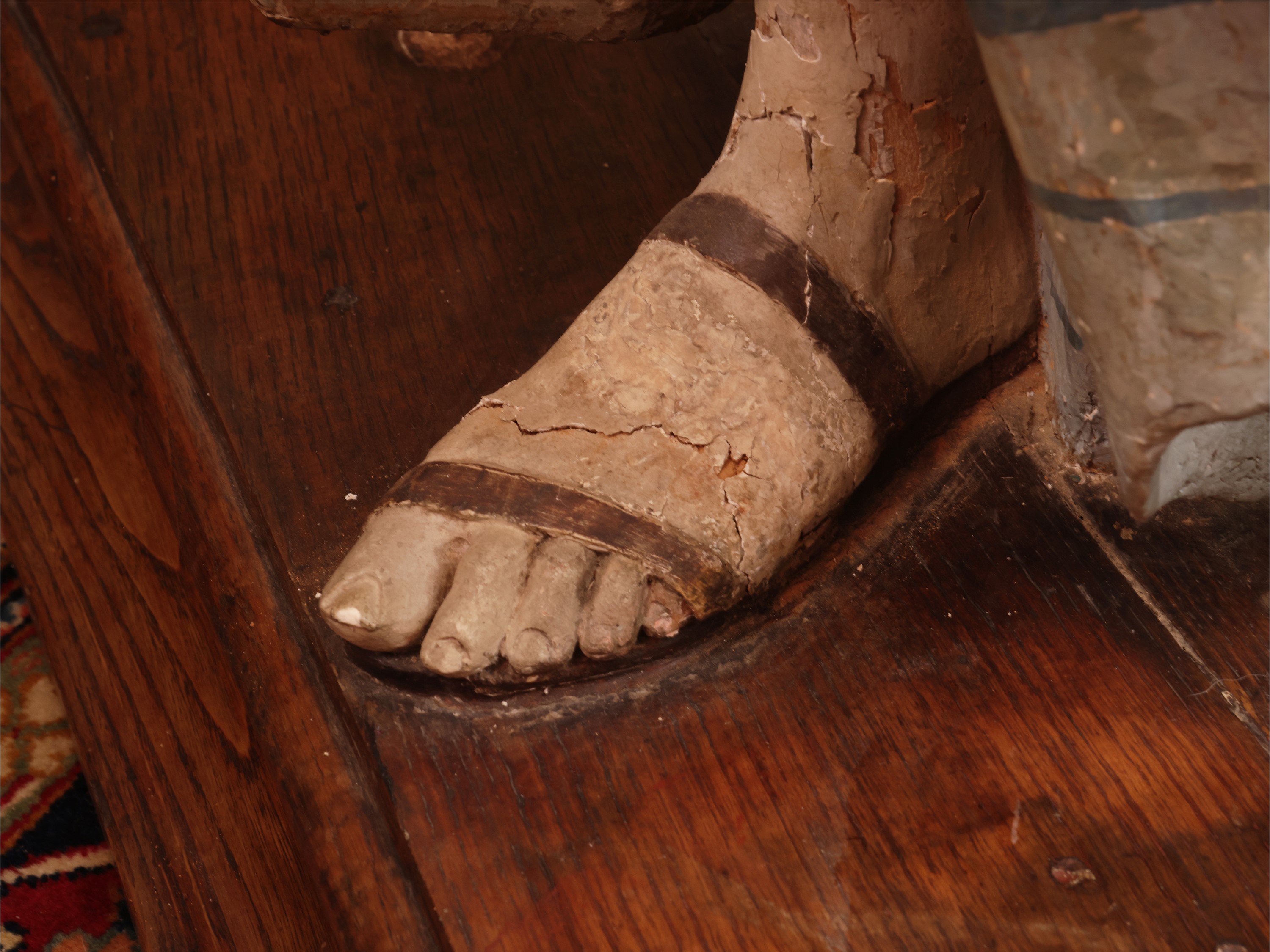 XIX secolo, San Giorgio, scultura in legno policromo
