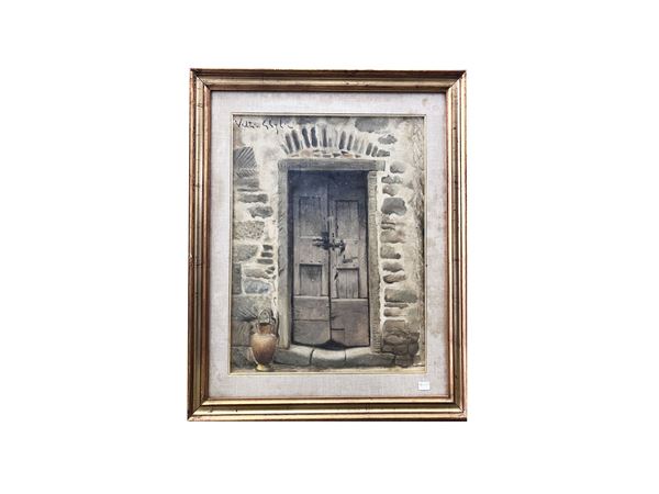 Valentino Ghiglia - Veduta di porta