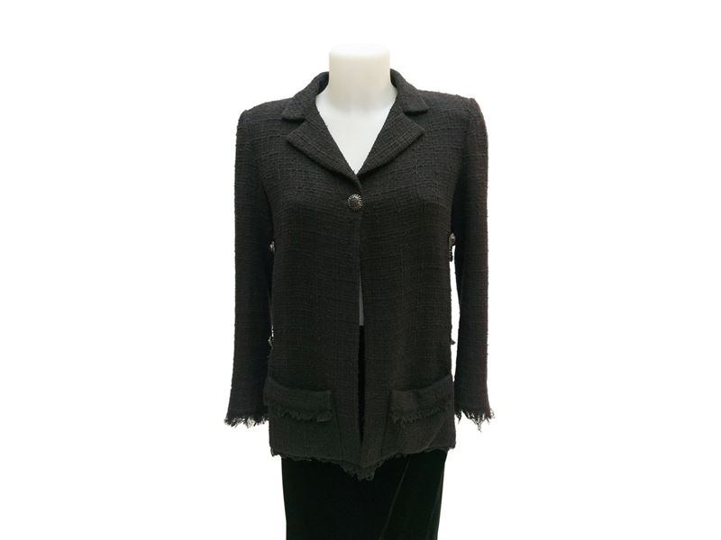 Chanel - Giacca in cotone nero