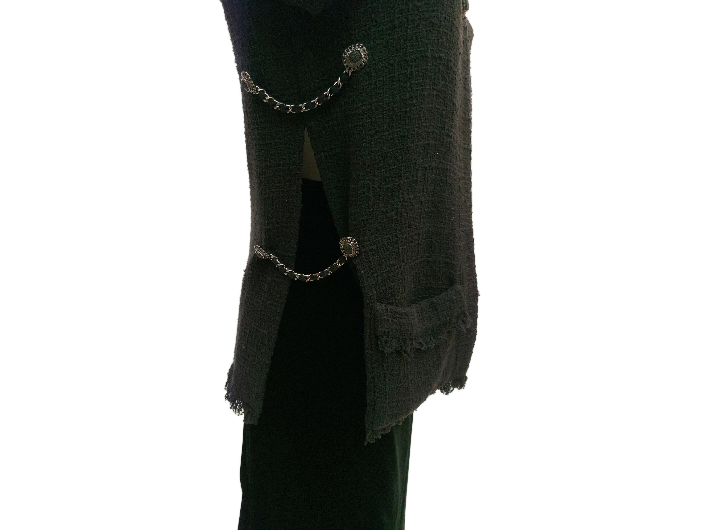 Chanel - Giacca in cotone nero