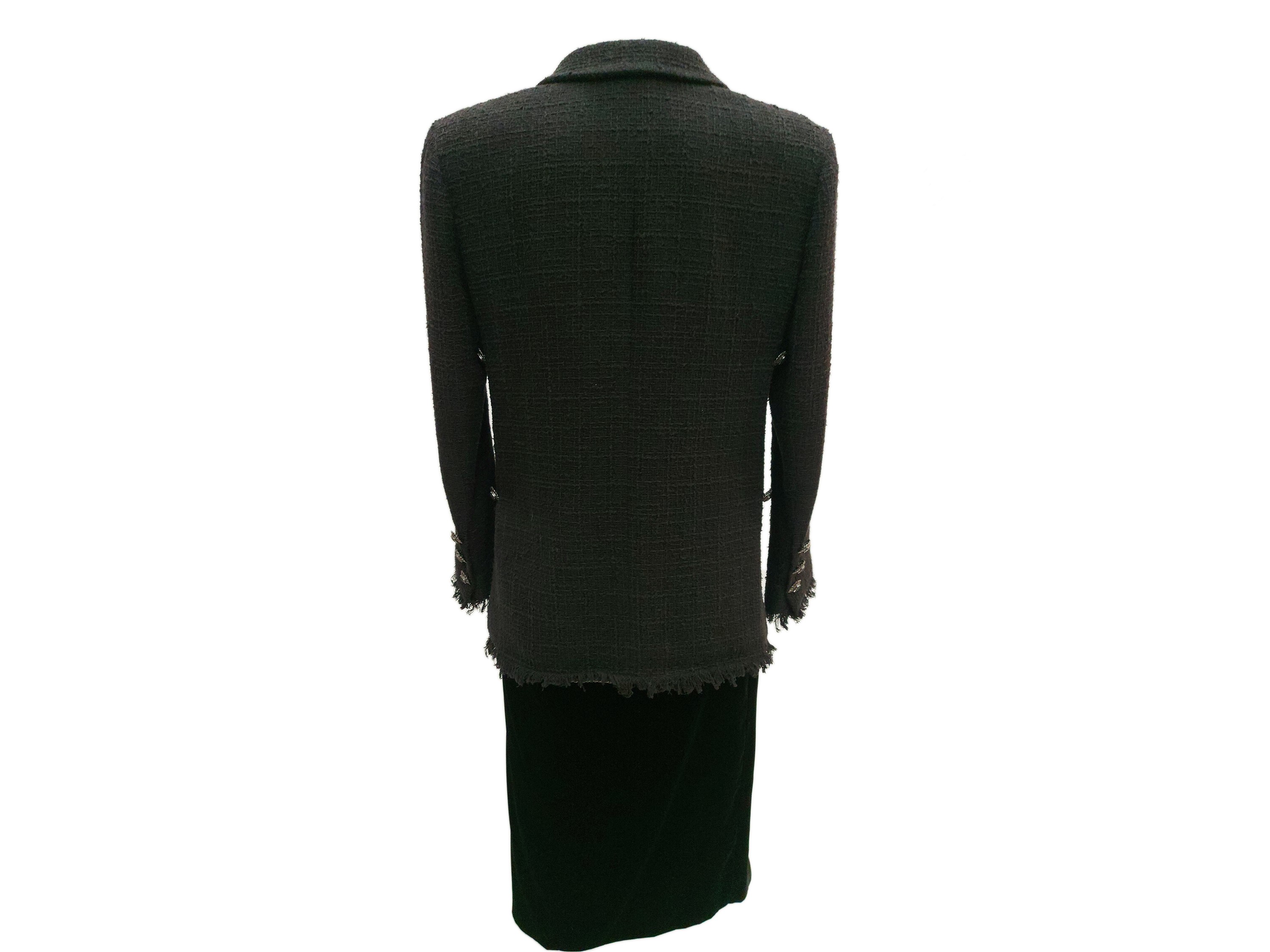 Chanel - Giacca in cotone nero