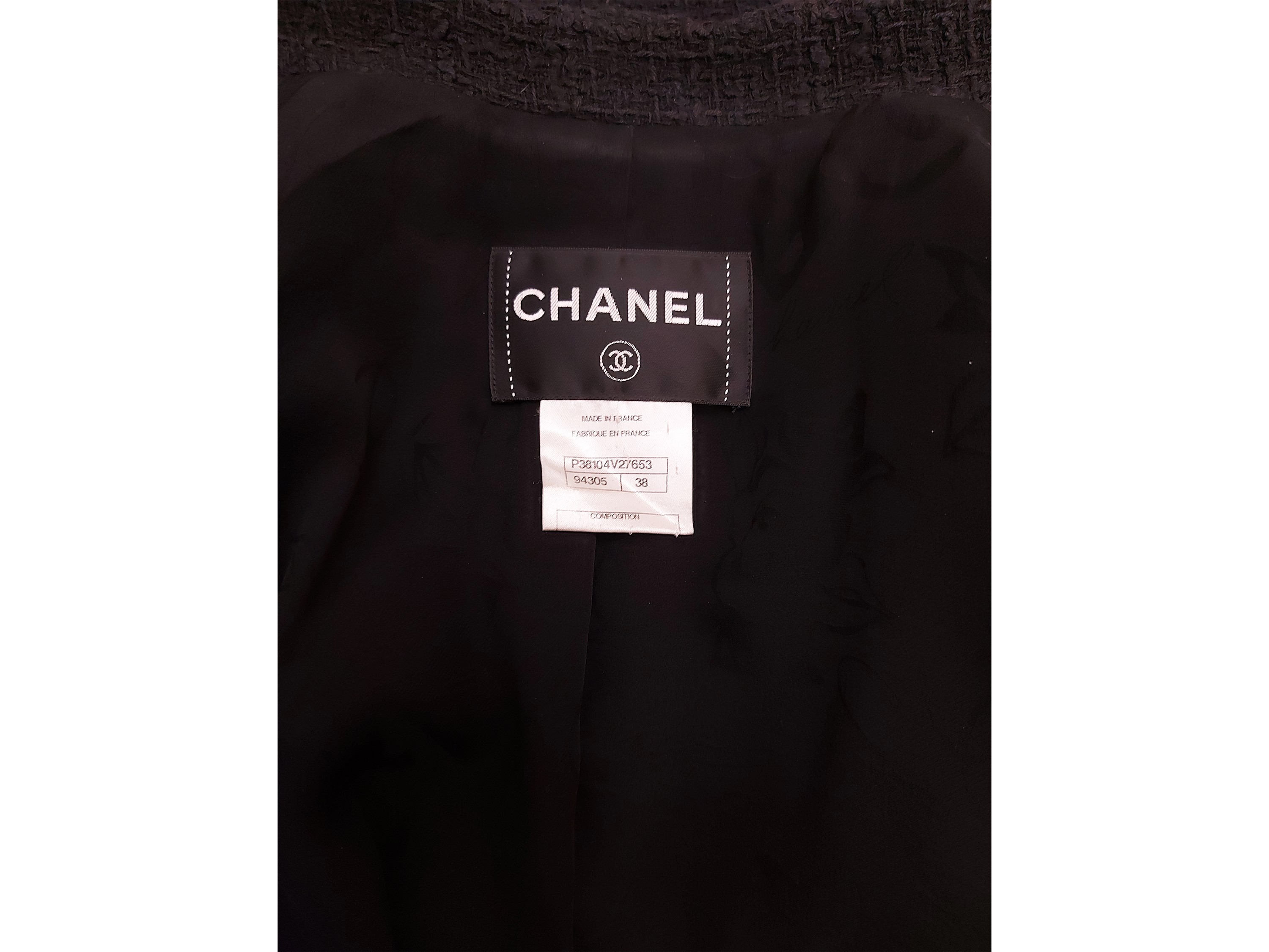 Chanel - Giacca in cotone nero