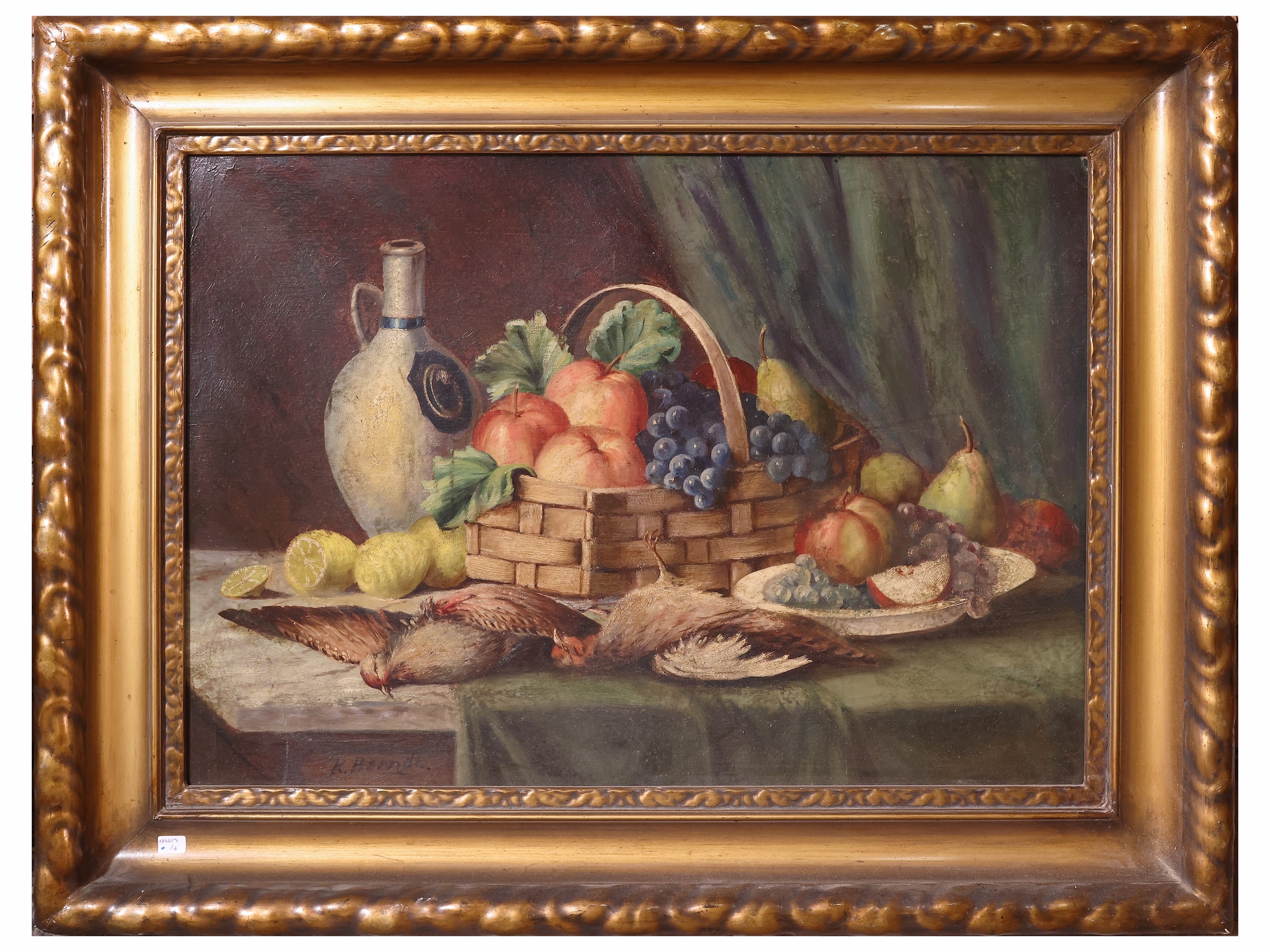 Composizione decorativa, Vasi ricolmi di rose, XX secolo