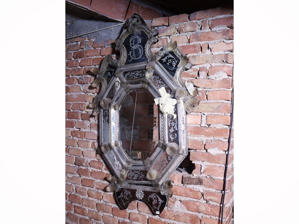 Murano glass mirror