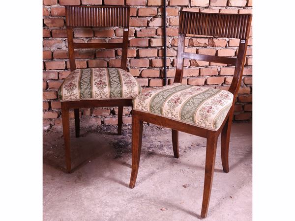 Pair of cherry chairs
