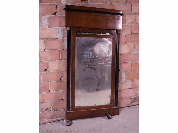 Large walnut mirror