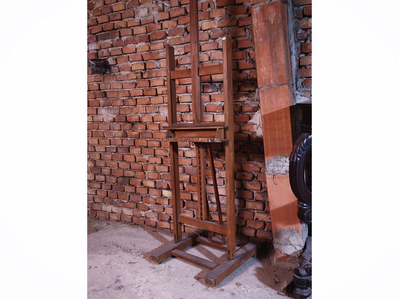 Cavalletto da pittore, altezza circa 240 cm
