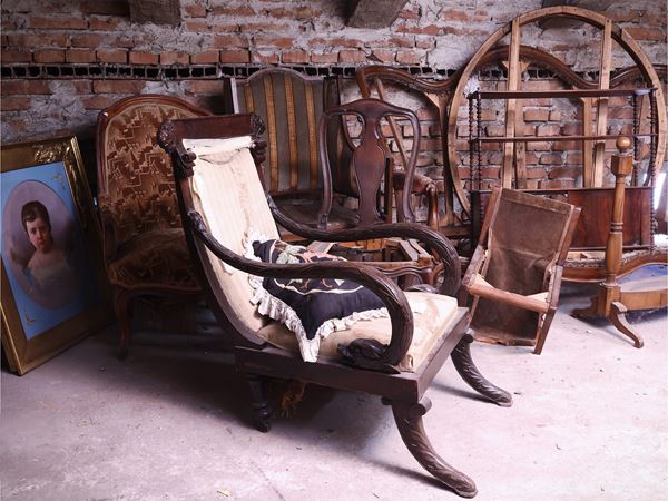 Set of period furnishings to be restored