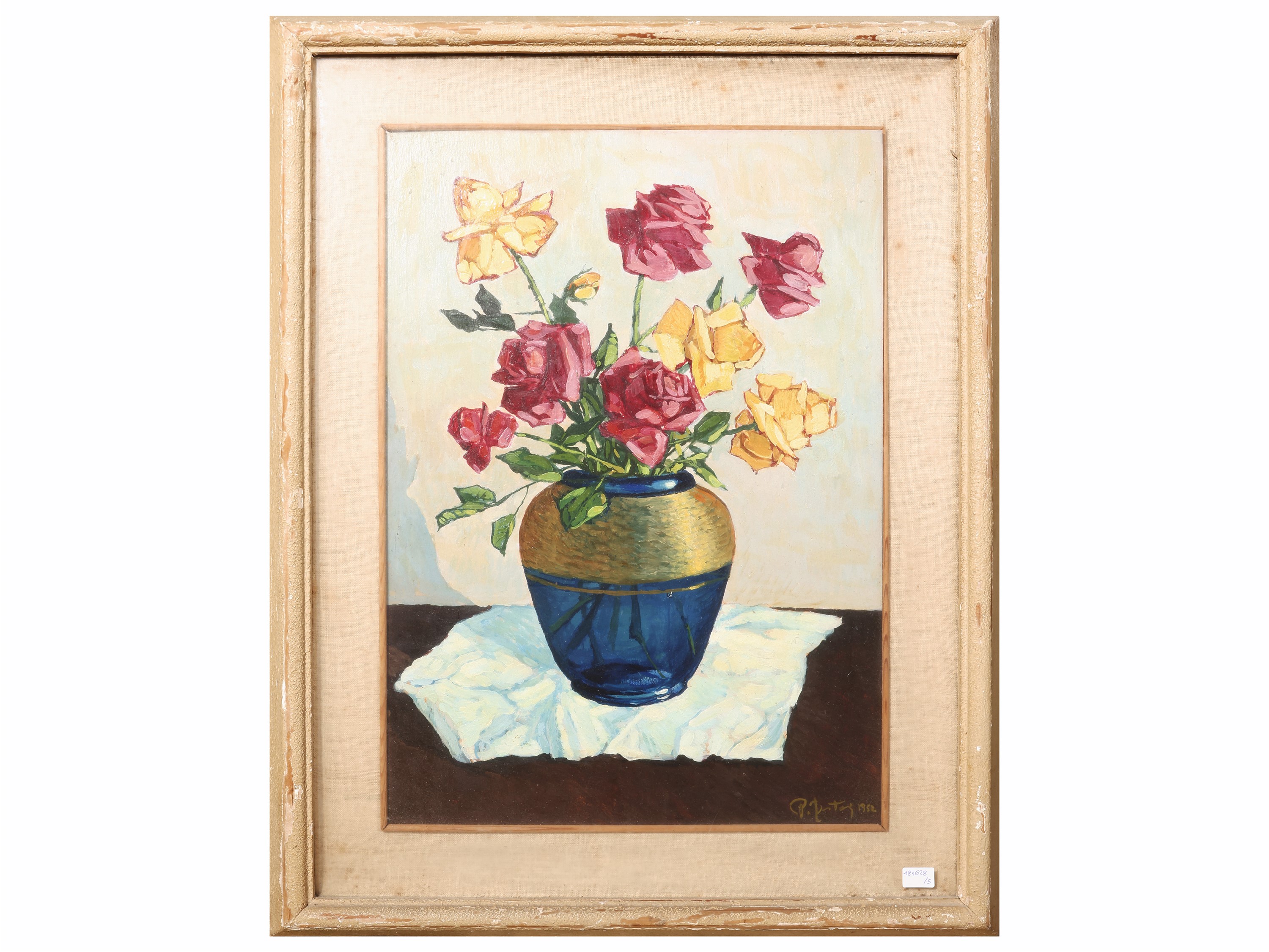 Raccolta di dipinti, Fiori (olio su tavoletta e tela)