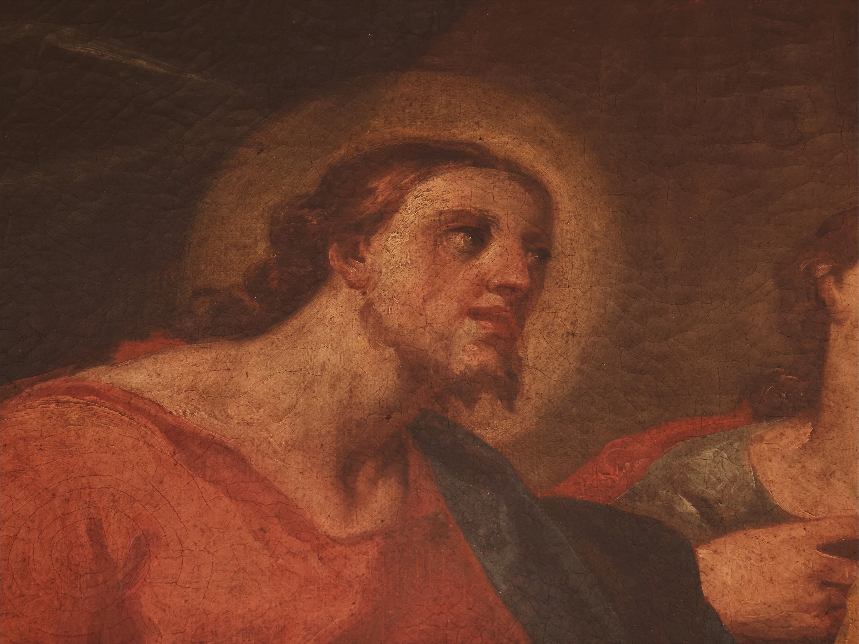 Scuola Napoletana del XVIII Secolo - Gesù in casa del Fariseo, olio su tela