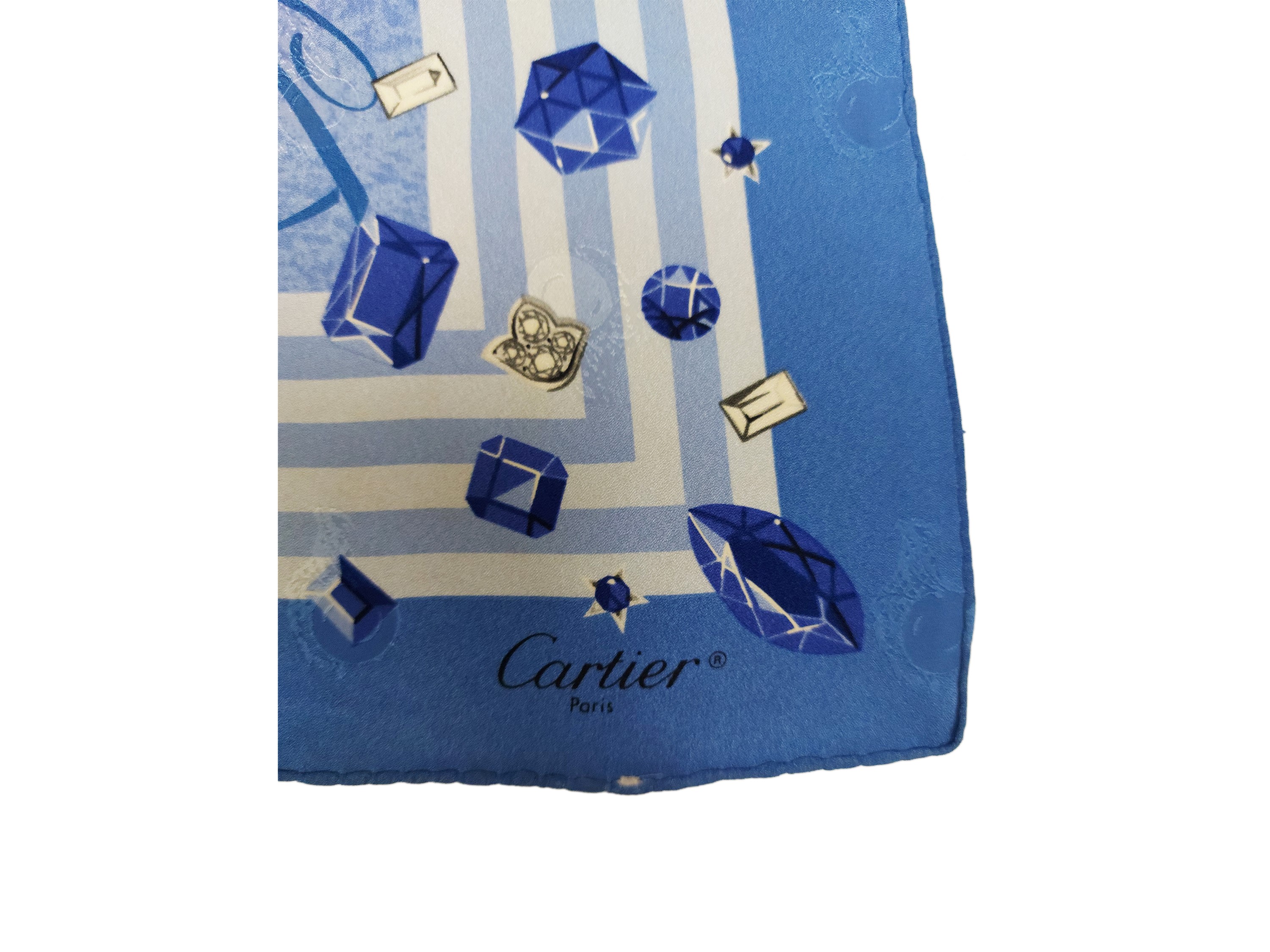Cartier, Foulard in seta con motivo di gioielli