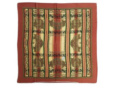 Borbonese, Foulard in seta con motivo floreale